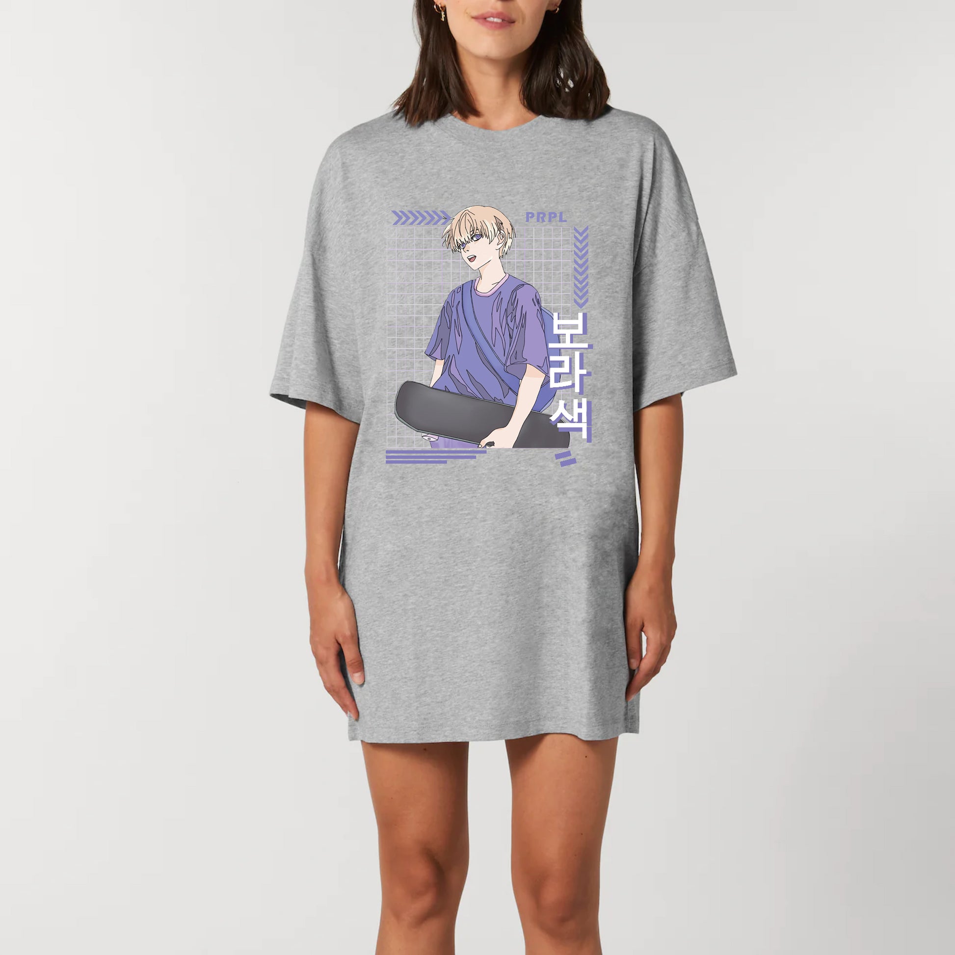 Robe tee-shirt skate purple aesthetic