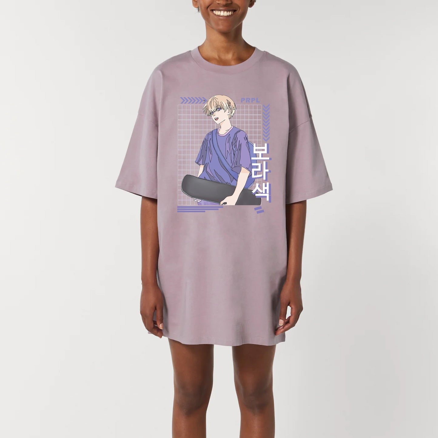 Robe tee-shirt manga skate