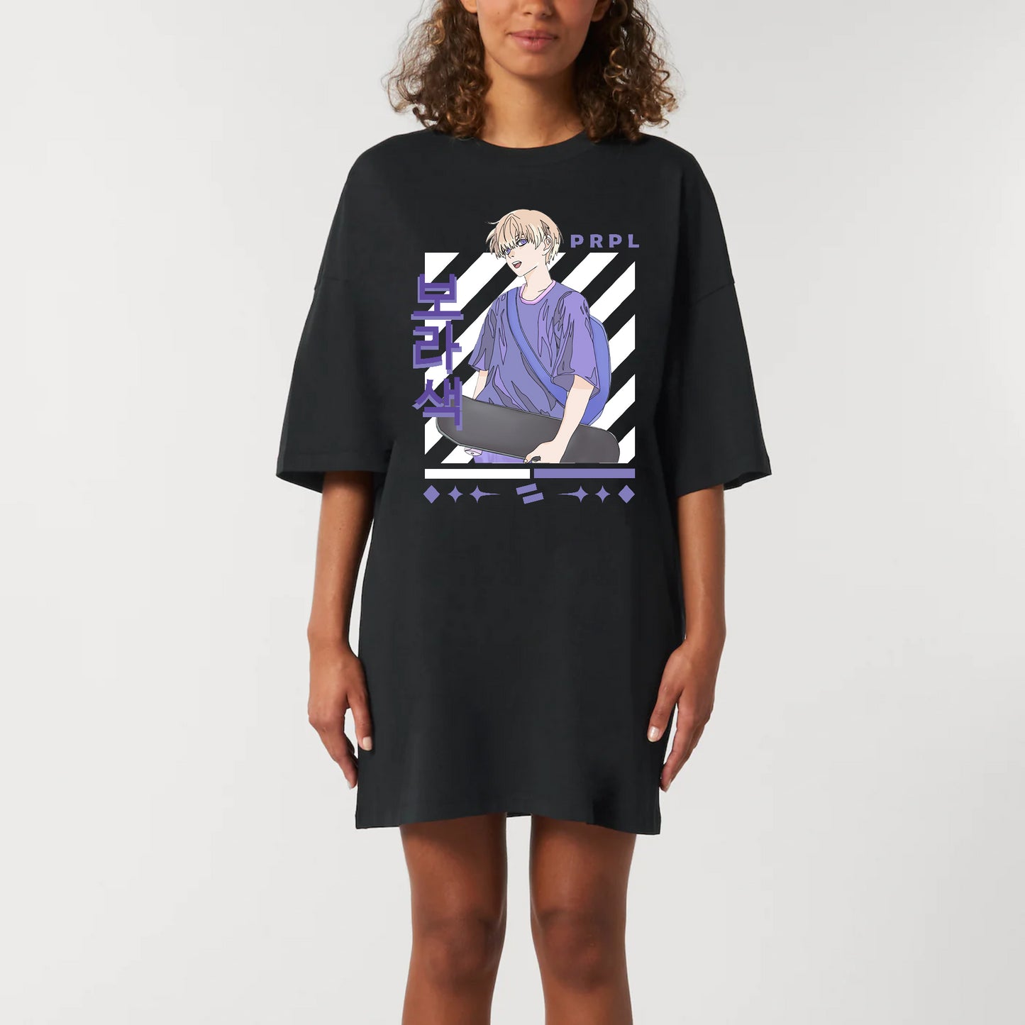 Robe tee-shirt skate noir