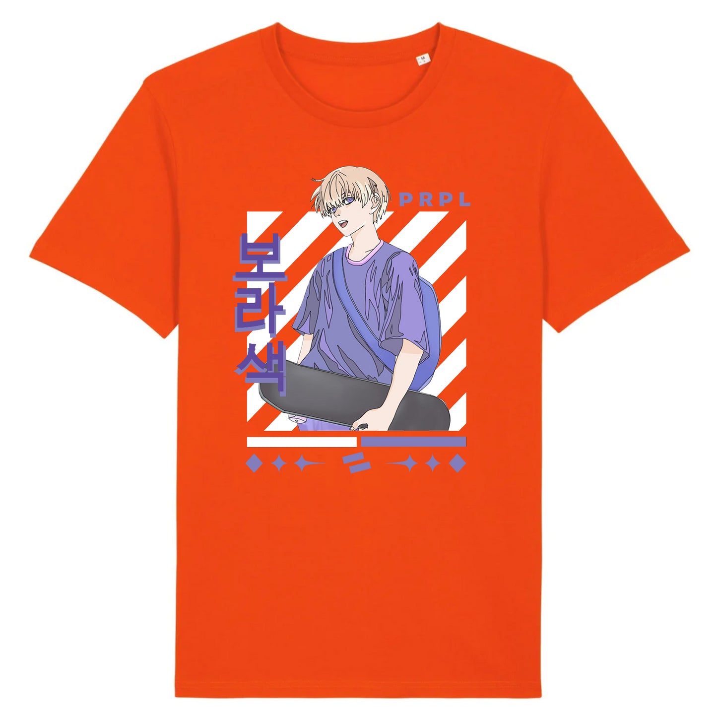 Tee-shirt manga orange