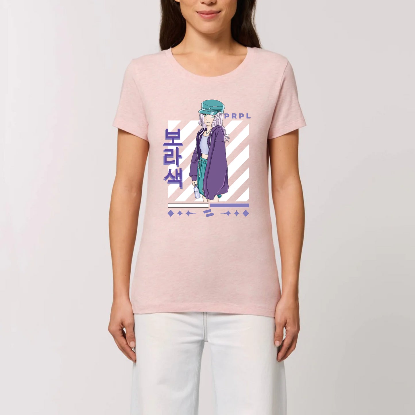 Tee-shirt rose fille